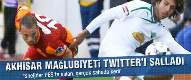 Akhisar - Galatasaray maçı twitter'ı salladı