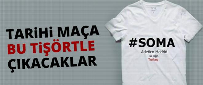 Tarihi maça bu tişörtle çıkacaklar!