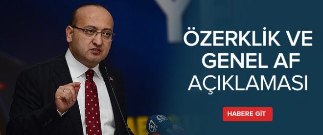 Özerklik ve genel af açıklaması