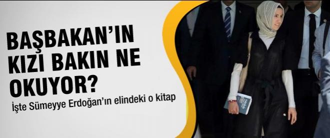 Sümeyye Erdoğan'ın elindeki o kitap