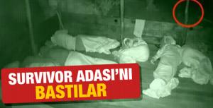 Survivor adasını bastılar