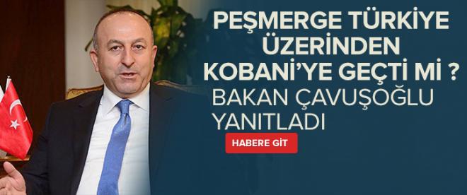 Bakan &quot;peşmerge&quot; konusunda son noktayı koydu