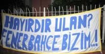 Fener taraftarlardan yönetime protesto