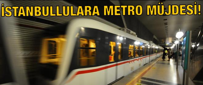 İstanbullulara metro müjdesi!