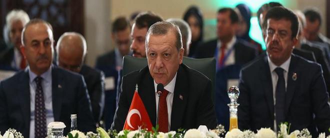 Cumhurbaşkanı Erdoğan EİT Zirvesinde liderlere hitap etti