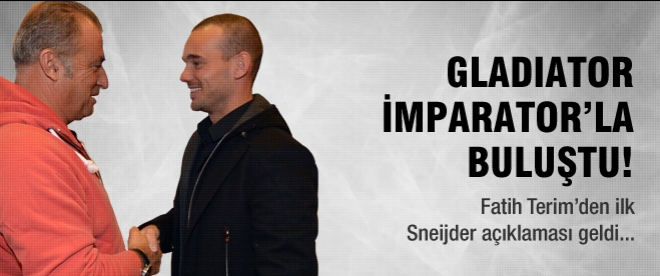 Terim'den Sneijder açıklaması!