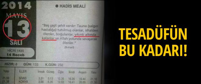 Tesadüfün bu kadarı!