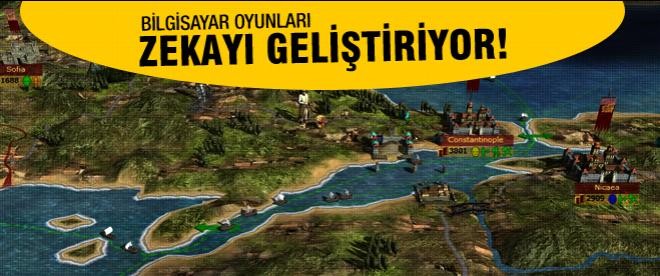 Bilgisayar oyunları zekayı geliştiriyor