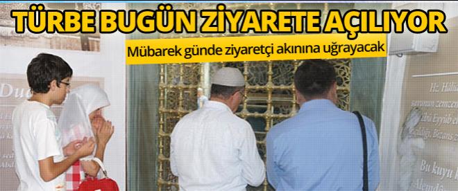 Türbe ziyarete açılıyor