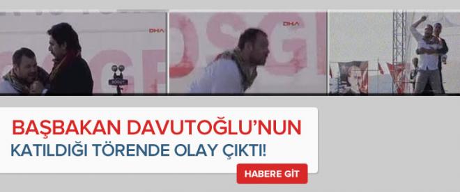 Tam Başbakan Davutoğlu konuşacakken...