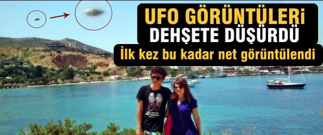 UFO görüntüleri dehşete düşürdü!