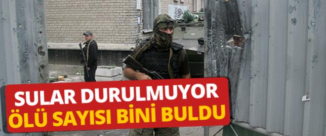 Ukrayna'da ölü sayısı bini buldu!