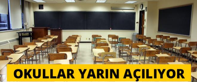 İlk ders zili yarın çalacak