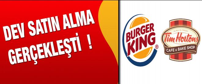 Burger King, Tim Hortonsı satın aldı