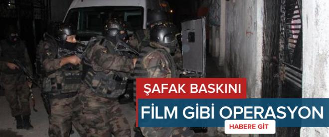 Uyuşturucu tacirlerine şafak baskını