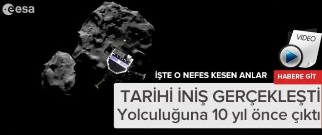 Tarihi iniş gerçekleşti