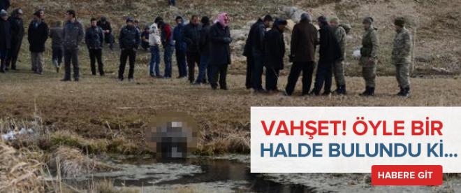 Vahşet! Ayaklarına taş bağlanmış halde bulundu