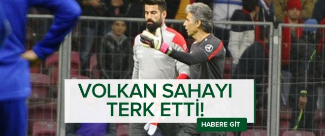 Volkan sahayı terk etti