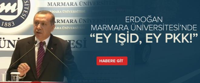 Erdoğan Marmara Üniversitesinde