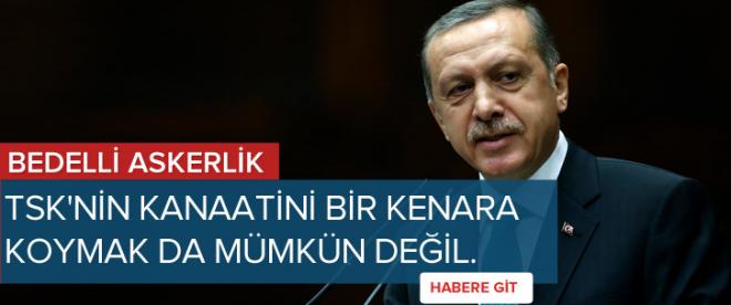 Erdoğan havalimanında basın toplantısı düzenliyor