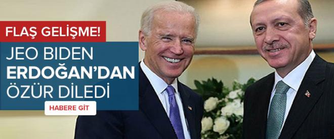 Jeo Biden özür diledi