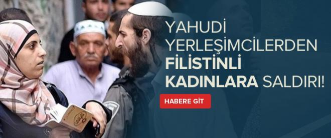 Yahudilerden Filistinli kadınlara saldırı!