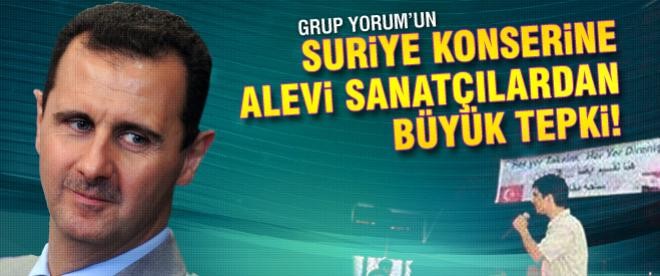 Grup Yorum'un Suriye konserine tepki!