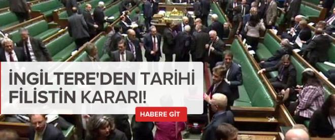 İngiltereden tarihi Filistin kararı!