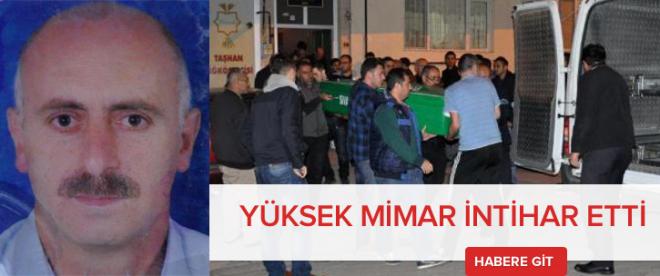 Yüksek mimar, kendini astı