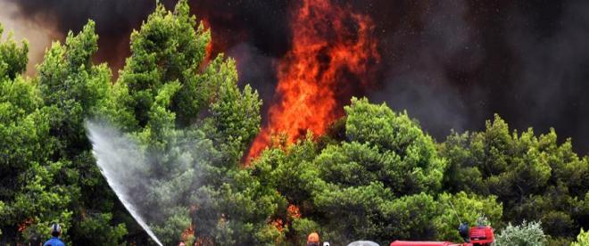 Yunanistanda orman yangınları 77 can aldı