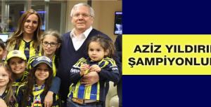 İşte Aziz Yıldırımın şampiyonluk pozu