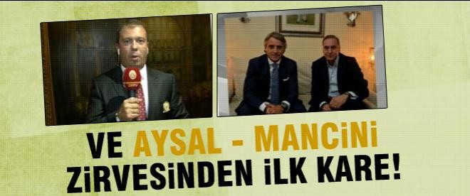 Aysal-Mancini zirvesinden ilk fotoğraf